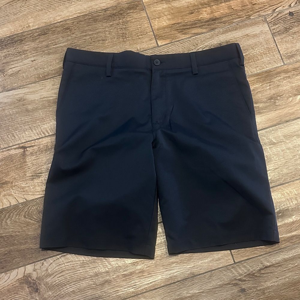 adidas Men's Classic Black Flat Front Shorts NWOT